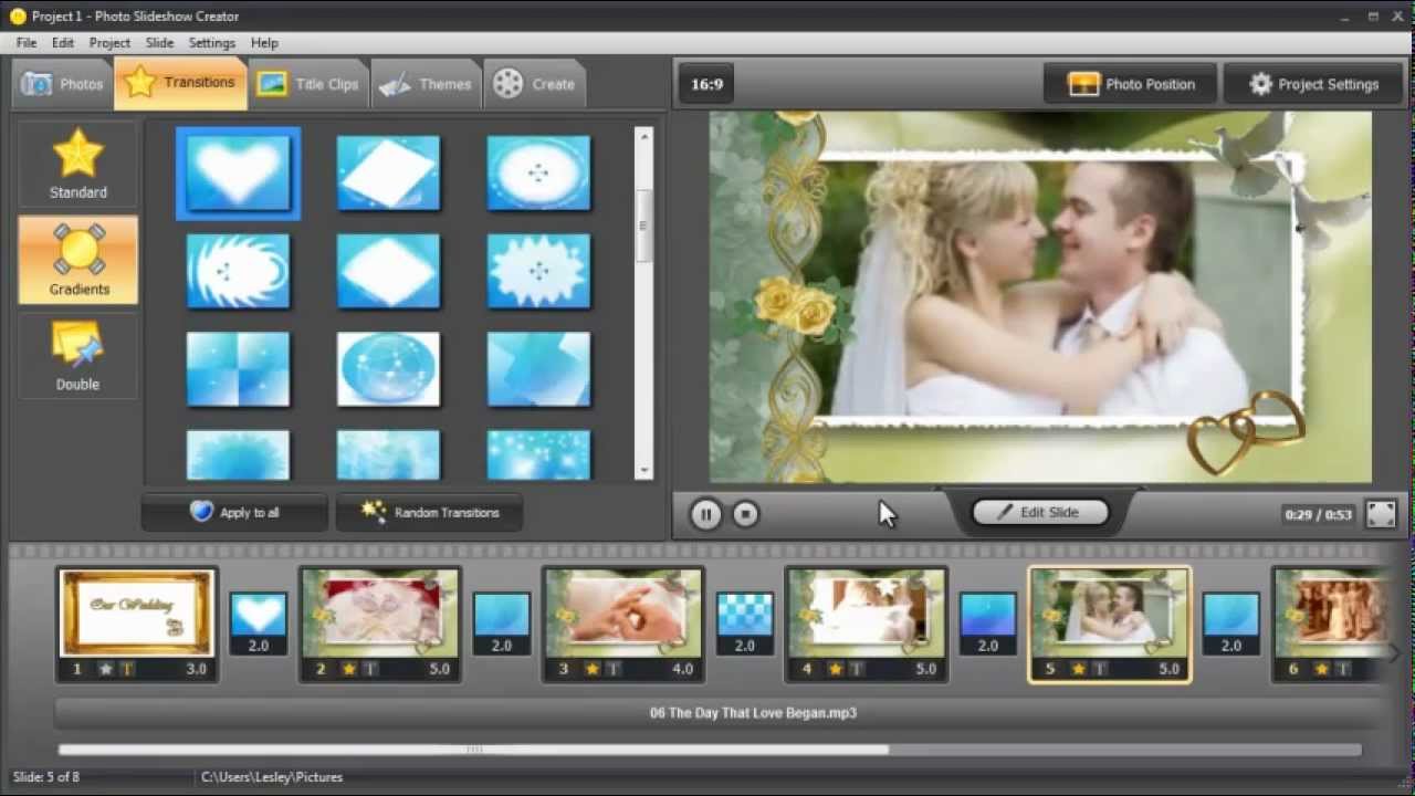 Photo slideshow with music software, free download for mac